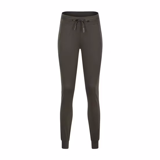 Nackte Yogahose, elastisches Mesh, atmungsaktive Taschen-Jogginghose